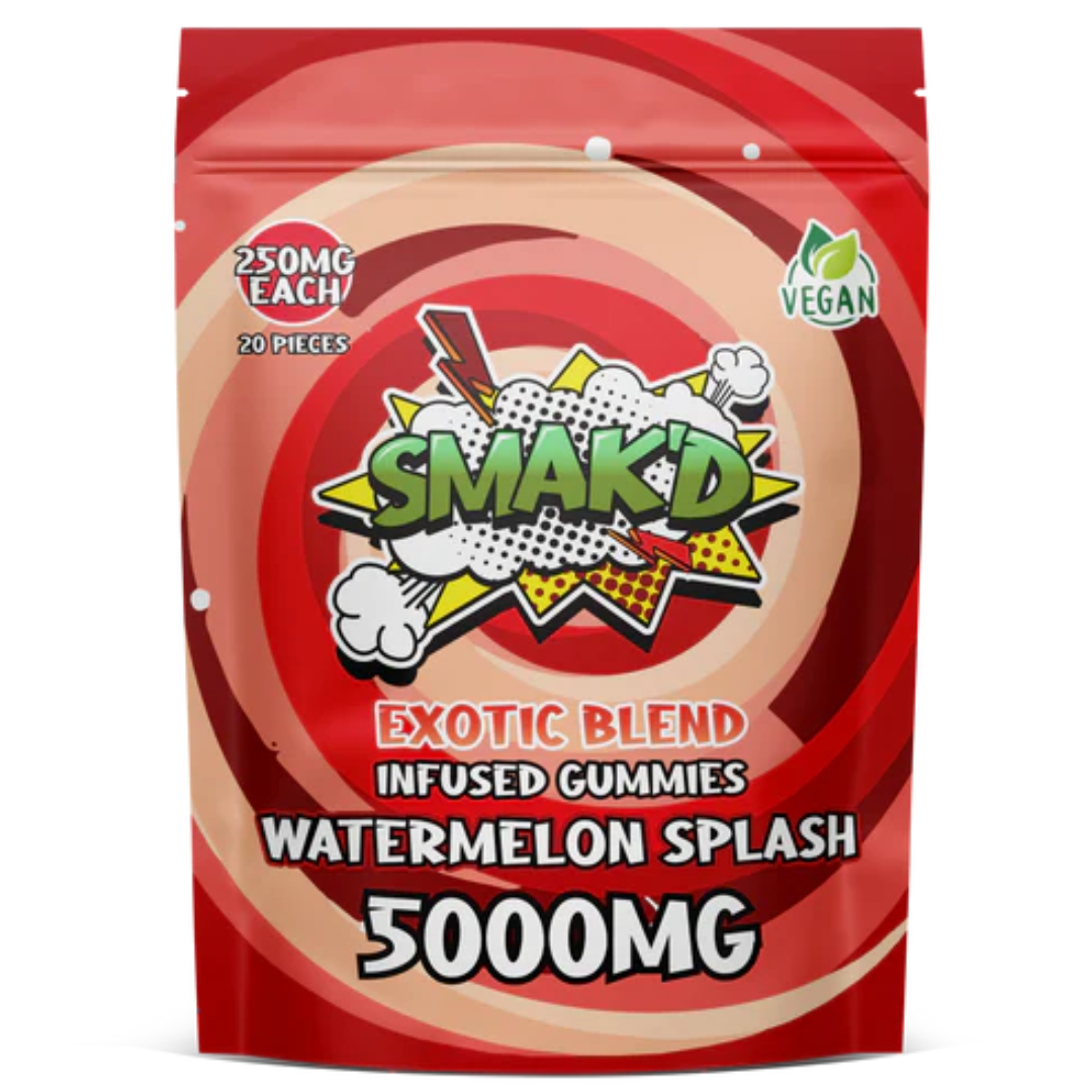 SMAK’D Exotic Blend Gummies 5000mg