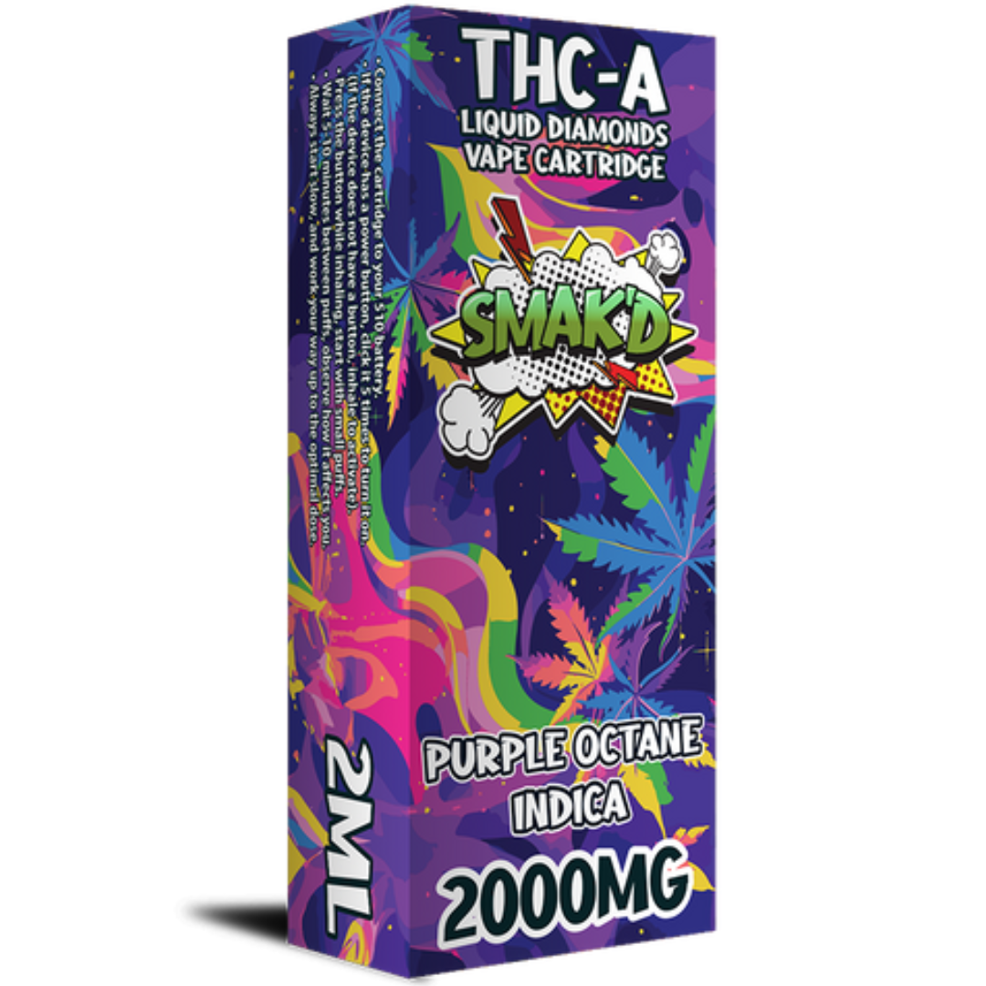 SMAK’D THC-A Liquid Diamonds Cartridge 2G