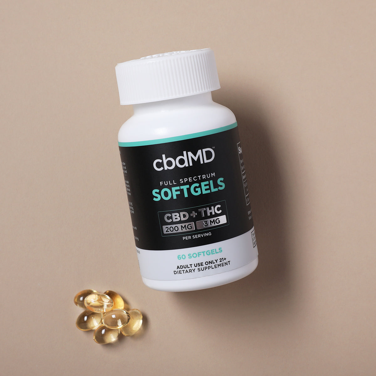 cbdMD Full Spectrum CBD Softgels