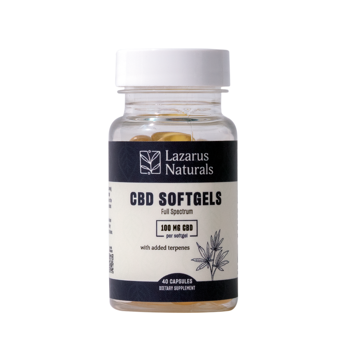 Lazarus Naturals CBD SOFTGELS, 100MG