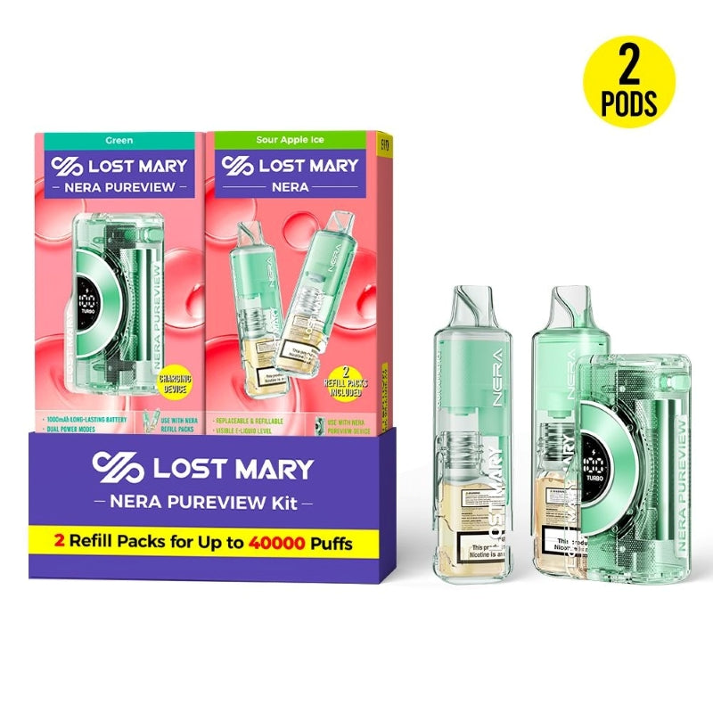 Lost Mary Nera Pureview 40K Disposable Vape 5% (40000 Puffs)
