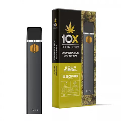 920mg D8 Vape Pen - Sour Diesel - Sativa - 1ml - 10X Best Sales Price - Vape Pens