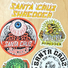 Santa Cruz Shredder Sticker Pack