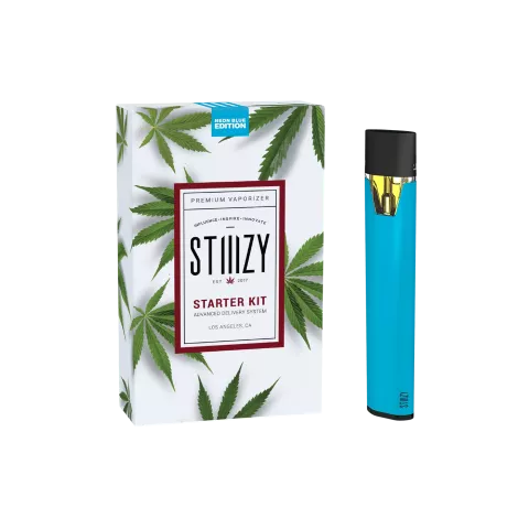 STIIIZY Premium Vaporizer Starter Kit - Neon Blue Edition Best Sales Price - Vaporizers