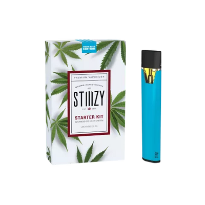 STIIIZY Premium Vaporizer Starter Kit - Neon Blue Edition Best Sales Price - Vaporizers