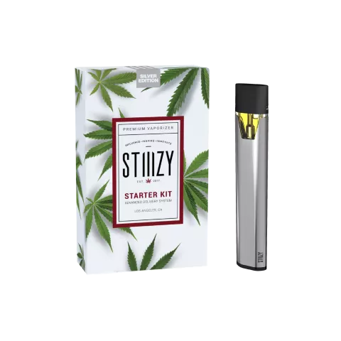 STIIIZY Premium Vaporizer Starter Kit - Silver Edition Best Sales Price - Vaporizers