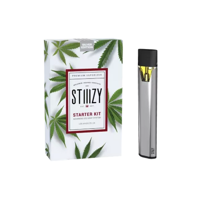 STIIIZY Premium Vaporizer Starter Kit - Silver Edition Best Sales Price - Vaporizers