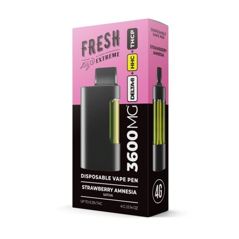 Strawberry Amnesia Disposable - D8 Blend - 3600MG - Fresh Best Sales Price - Vape Pens