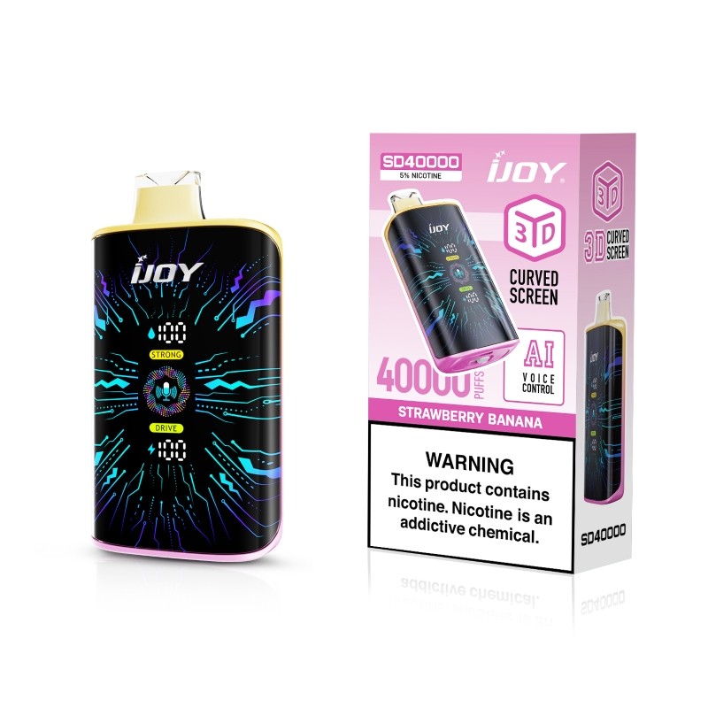 iJOY Bar SD40000 AI Voice Control Disposable Vape 20ml 5%