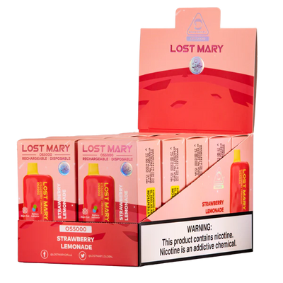 Strawberry Lemonade Lost Mary OS5000 Best Sales Price - Disposables