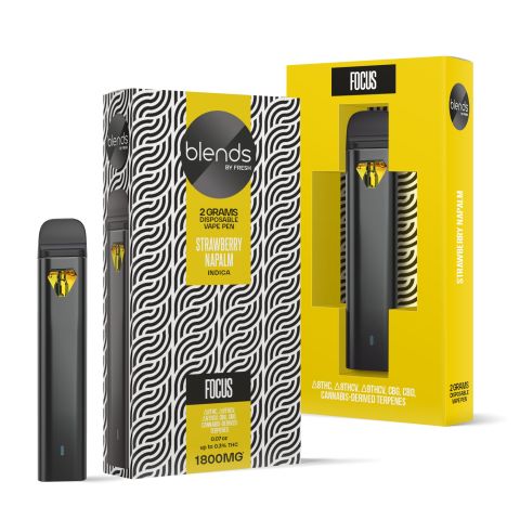 Strawberry Napalm Vape Pen - D8, CBG - Disposable - Blends - 1800MG Best Sales Price - Vape Pens