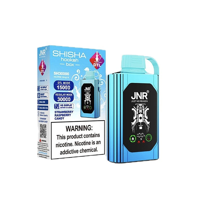 JNR Shisha Hookah Box SH30000 Disposable Vape 20ml 5% 30000 Puffs