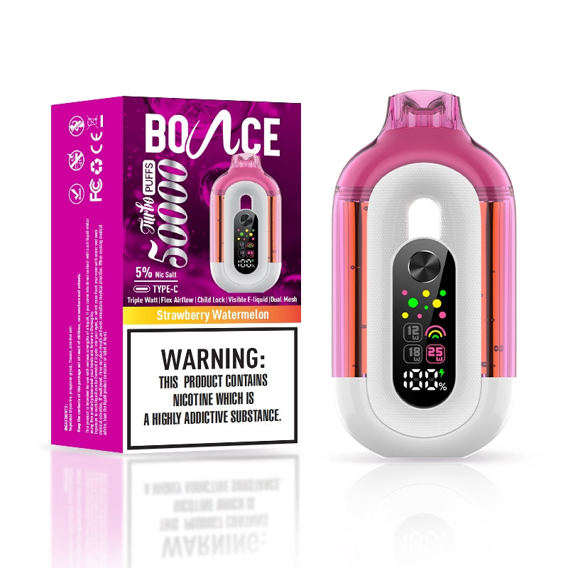 Bounce Turbo 50K Disposable Vape 25W 5%