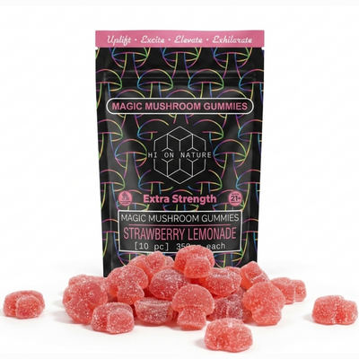 Hi on Nature Magic Mushroom * EXTRA STRENGTH Gummies * 10 Flavors Best Sales Price - Gummies