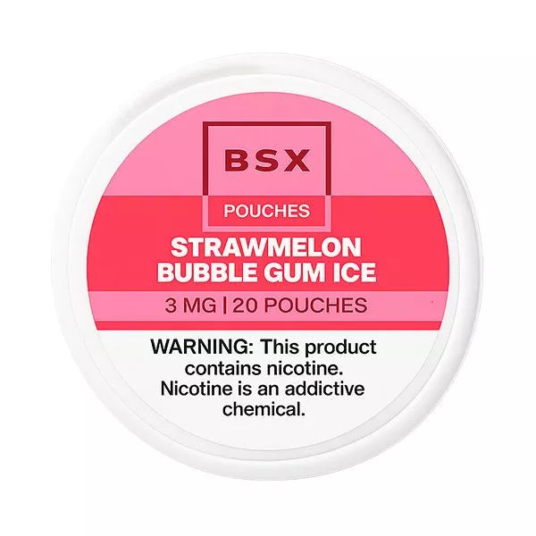 Strawmelon Bubble Gum Ice BSX Nicotine Pouches Best Sales Price - Pouches