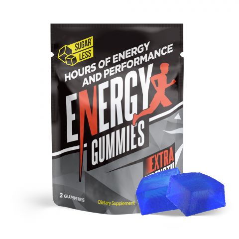 Sugarless Energy Gummies - Energy Boost Supplement - 2 Pack Best Sales Price - Gummies