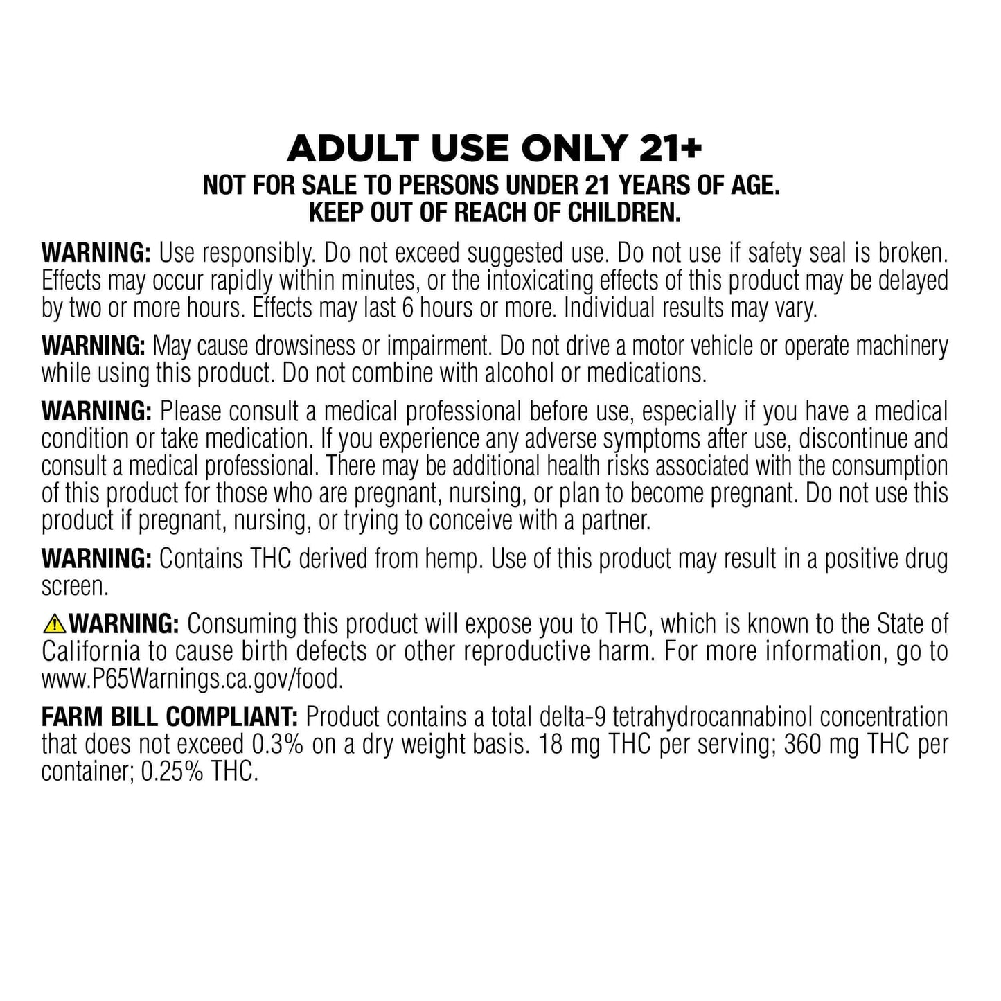 cbdMD Delta 9 THC Max Dose Nano Gummies