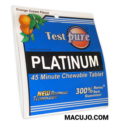 Test Pure Platinum 45 minute chewable tablet Best Sales Price - Smoke Odor Eliminators