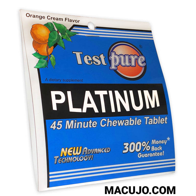 Test Pure Platinum 45 minute chewable tablet Best Sales Price - Smoke Odor Eliminators