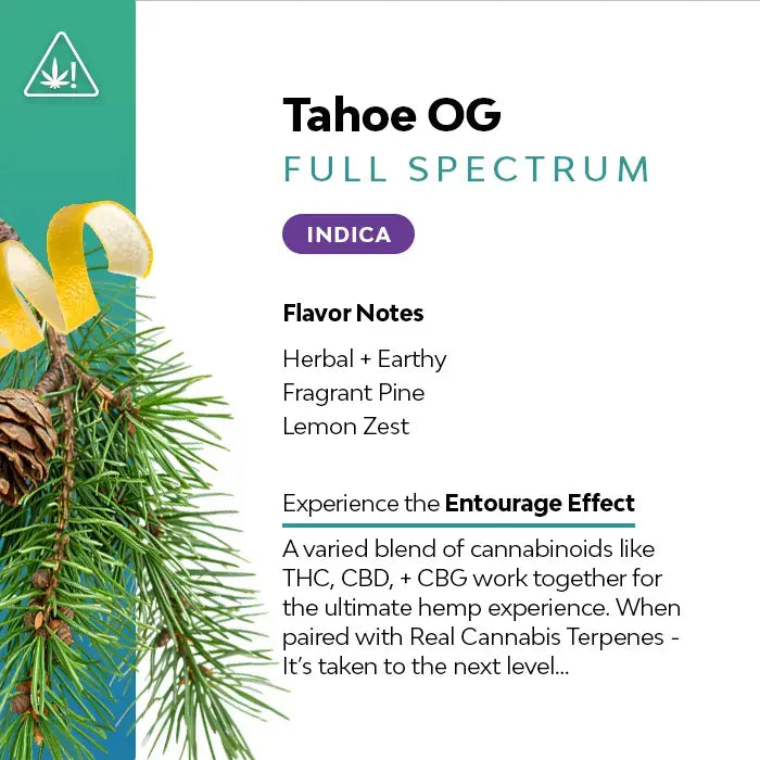 Tahoe OG THC Vape Cartridge