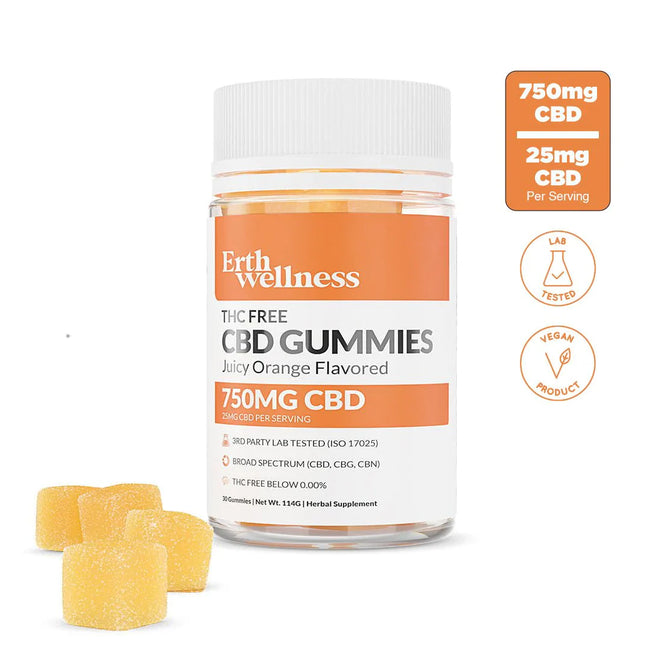 Erth Wellness | CBD Gummies - 750mg Best Sales Price - Gummies