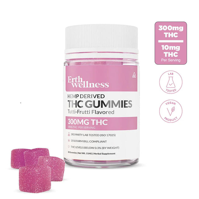 Erth Wellness | THC Gummies - 300mg Best Sales Price - Gummies