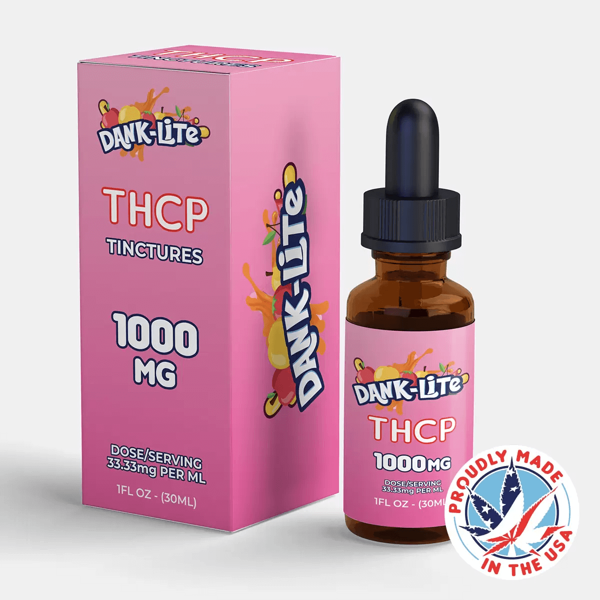 Dank Lite | Premium THC-P Tincture - 1000mg Best Sales Price - Tincture Oil