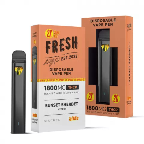 Sunset Sherbet Vape Pen - THCP - Disposable - 1800MG - Fresh Best Sales Price - Vape Pens