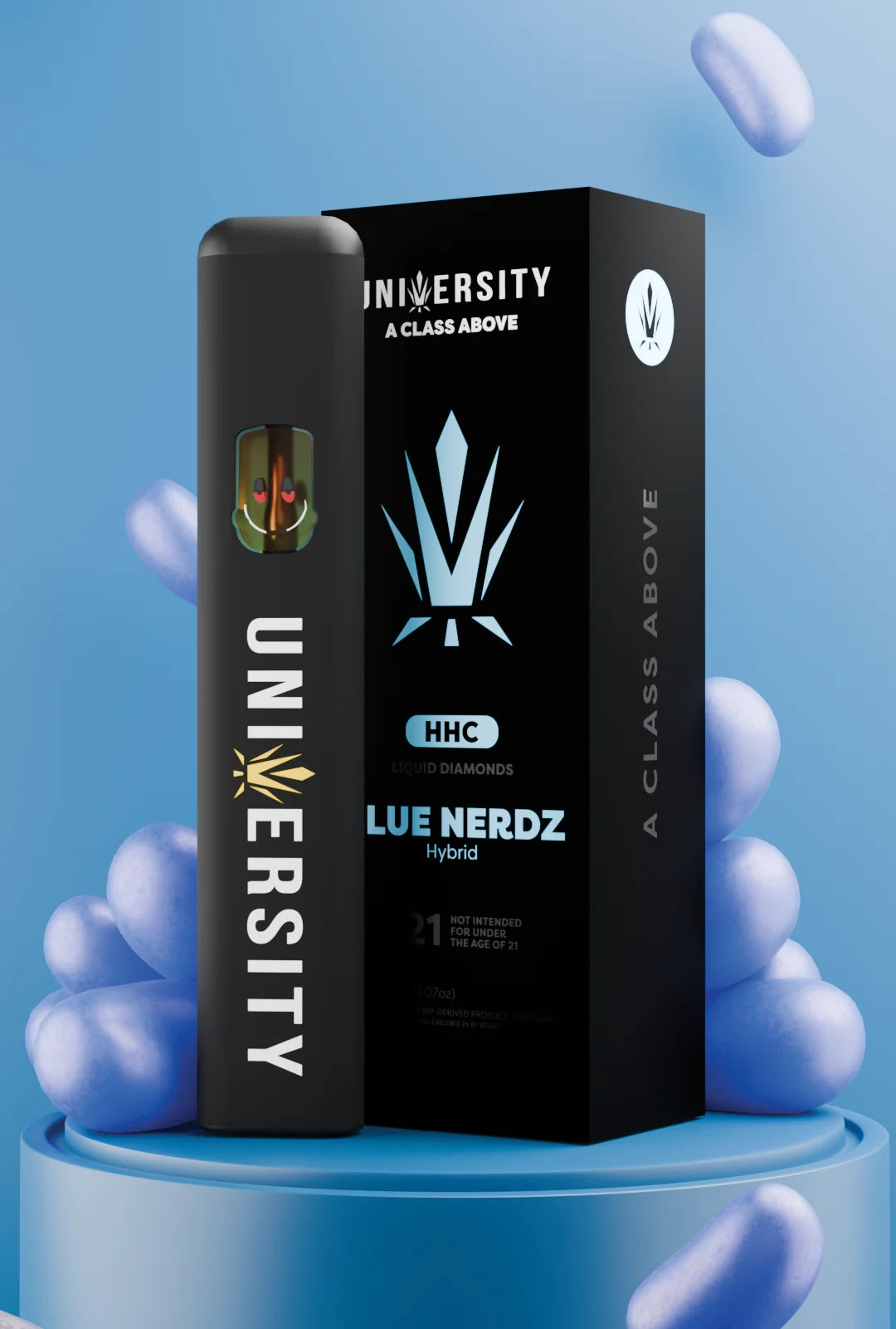 Blue Nerdz – HHC Liquid Diamonds Disposable Vape – TenVape
