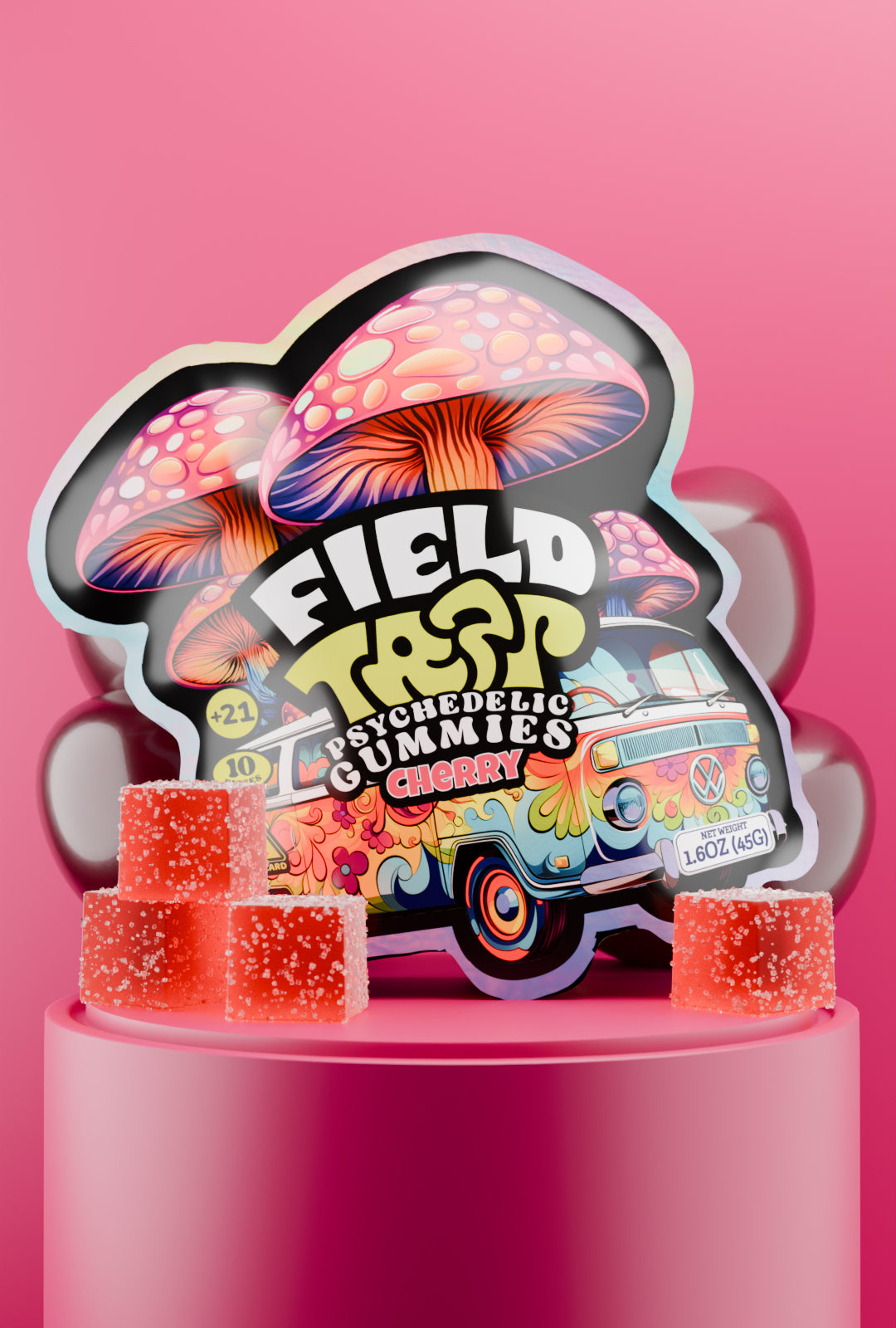 Cherry – Psychedelic Magic Mushroom Gummies
