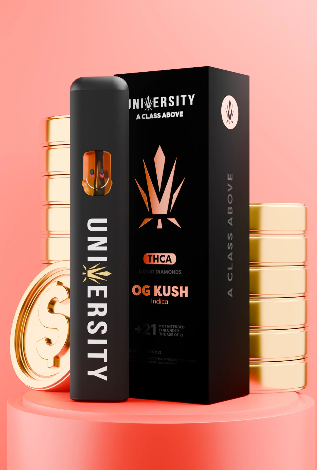 OG Kush – THCA Liquid Diamonds Disposable Vape