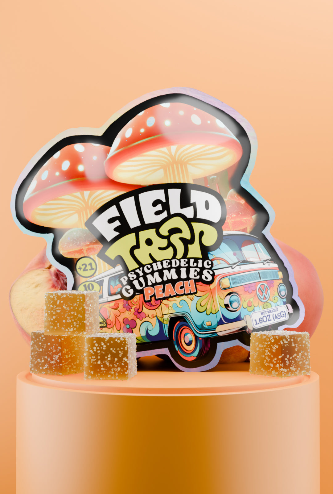 Peach – Psychedelic Magic Mushroom Gummies