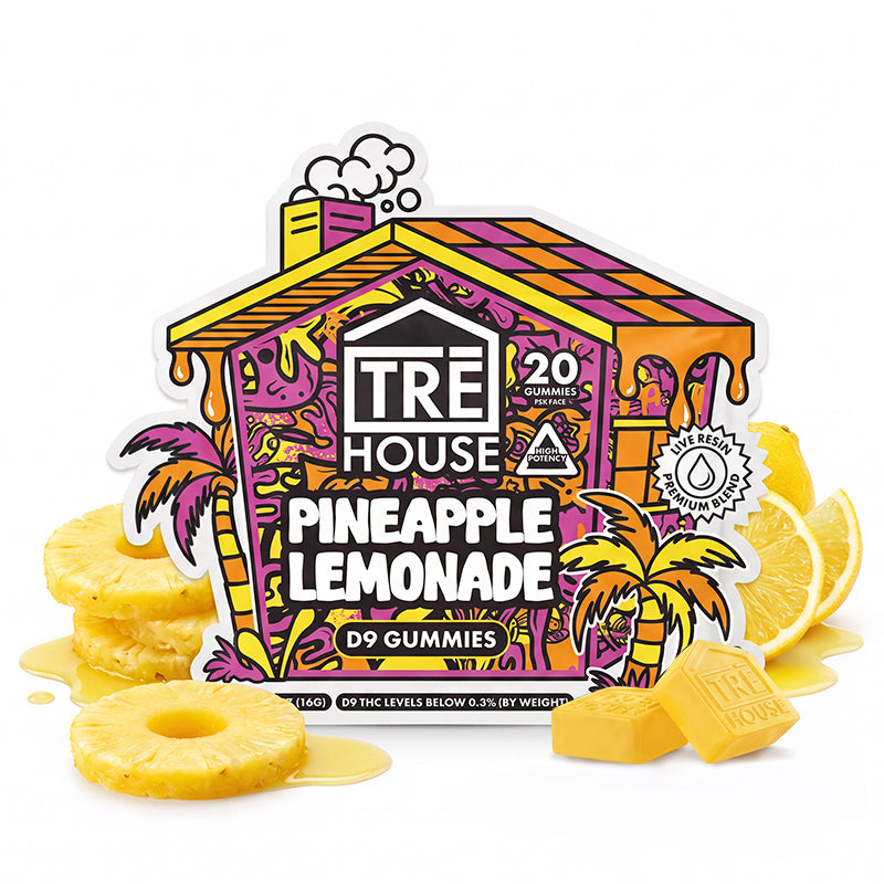 Tre House Pineapple Lemonade Delta 9 Gummies + CBD Best Sales Price - Gummies