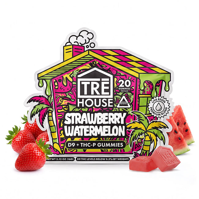 Tre House Strawberry Watermelon Delta 9 + THC-P Gummies Best Sales Price - Gummies