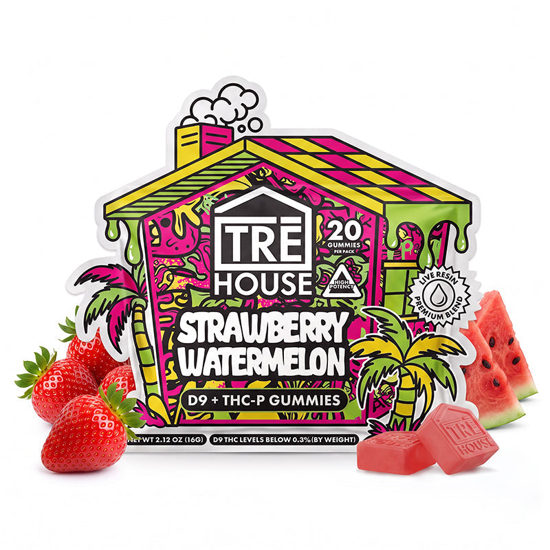 Tre House Strawberry Watermelon Delta 9 + THC-P Gummies Best Sales Price - Gummies