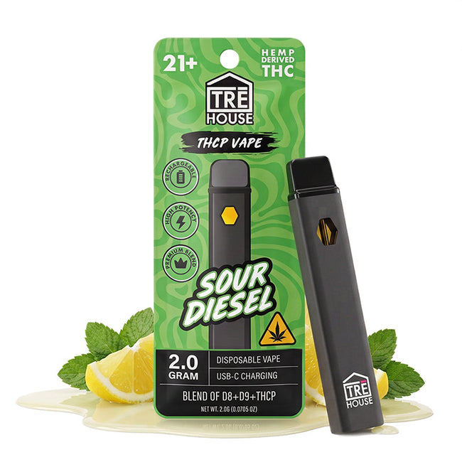 Tre House Sour Diesel THCP Vape Pen