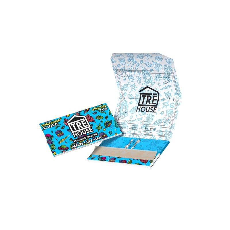 Tre House Rolling Kits – King-Size Slim – 32ct – 3pk Bundle