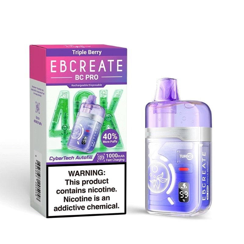EBCREATE BC Pro 40K Disposable Vape 5% (40000 Puffs)