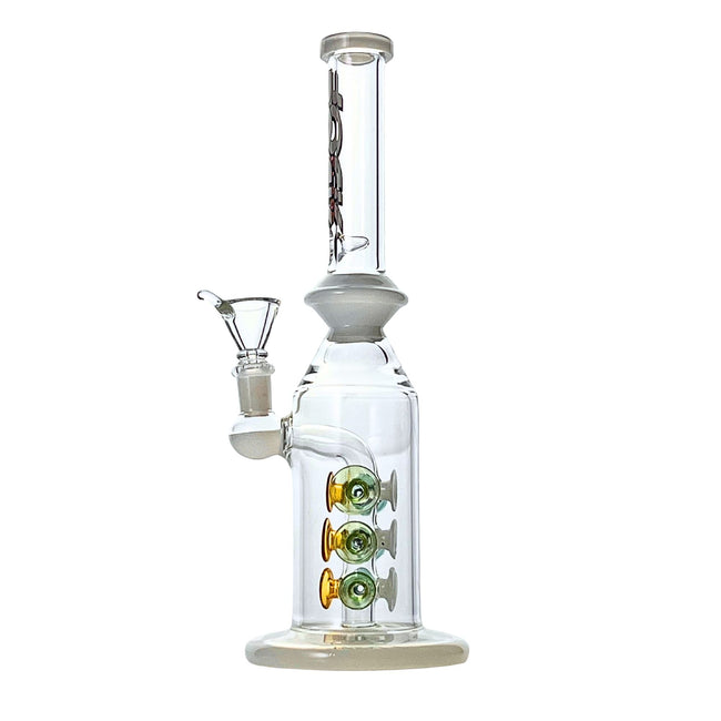 Rock Glass Triple-Pulse 12" Waterpipe