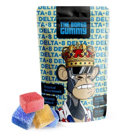 Tropical Assortment Gummies - Delta 8 THC - The Bored Gummy - 600MG (Coming Soon) Best Sales Price - Gummies