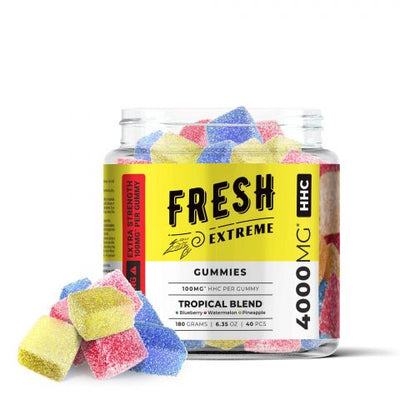 Tropical Blend Gummies - HHC - 4000MG - Fresh Extreme Best Sales Price - Gummies