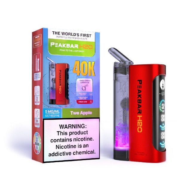 PeakBar H2O 40K Disposable Vape (20ml, 0.5%)