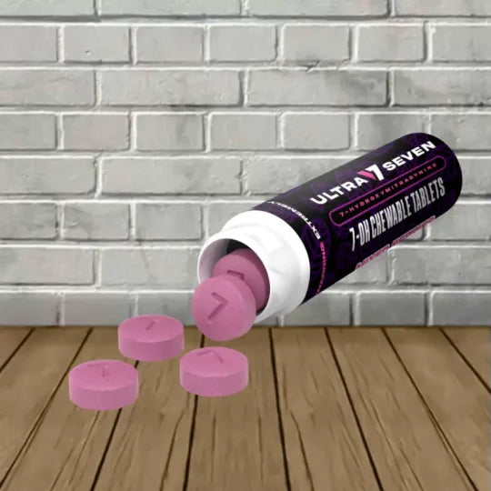 7Tabz 7-Hydroxymitragynine Max Potency Kratom Tablets 65mg