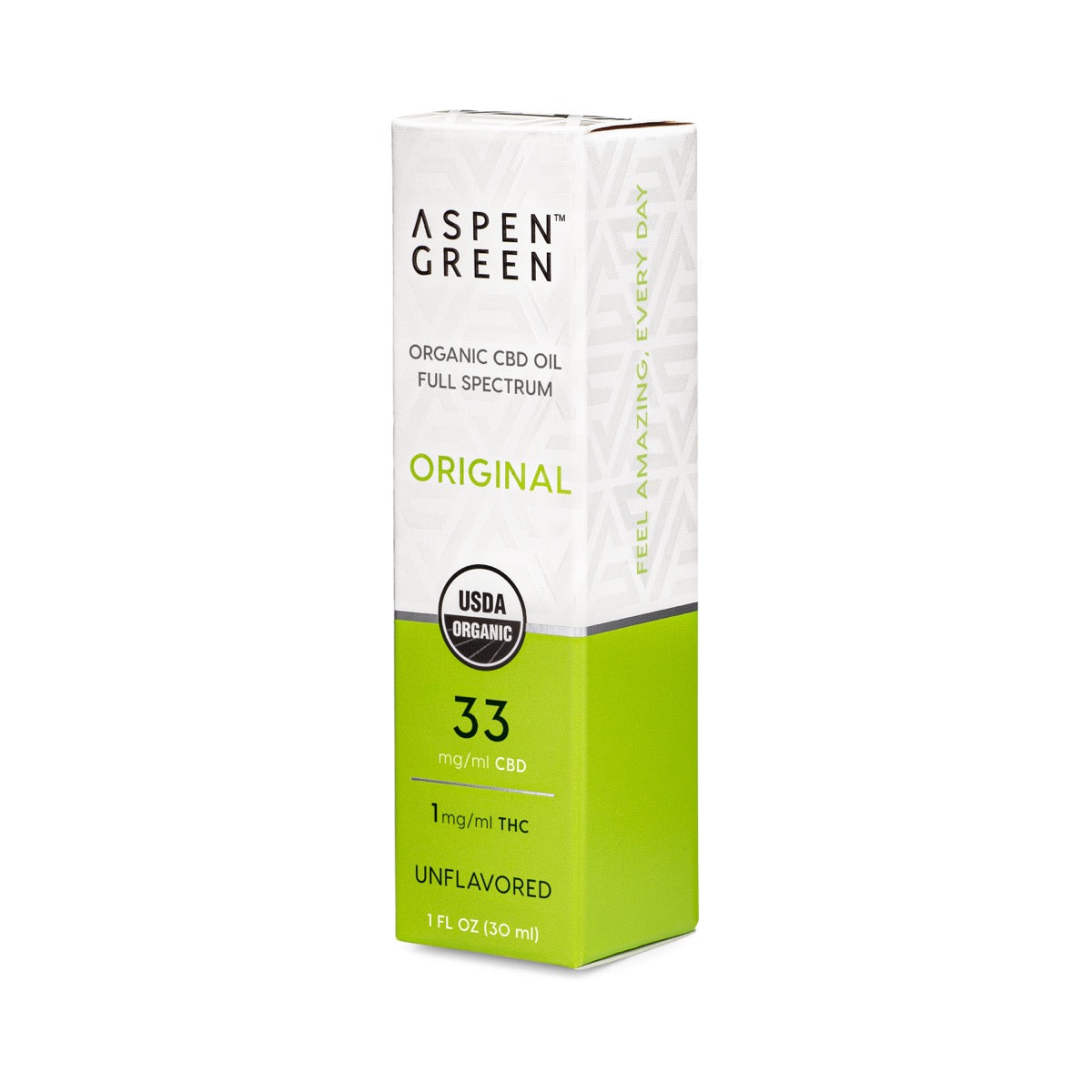 Aspen Green Original Organic Full Spectrum CBD Oil – Unflavored