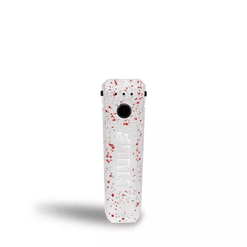 UNI Adjustable Cartridge Vaporizer by Wulf Mods - White Red Spatter Best Sales Price - Vape Cartridges