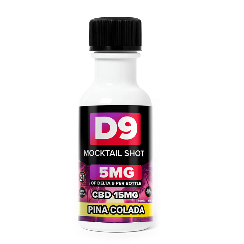D9 Mocktail Shot – 5mg Delta-9 + 20mg CBD Best Sales Price - Edibles