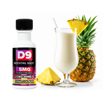 D9 Mocktail Shot – 5mg Delta-9 + 20mg CBD Best Sales Price - Edibles