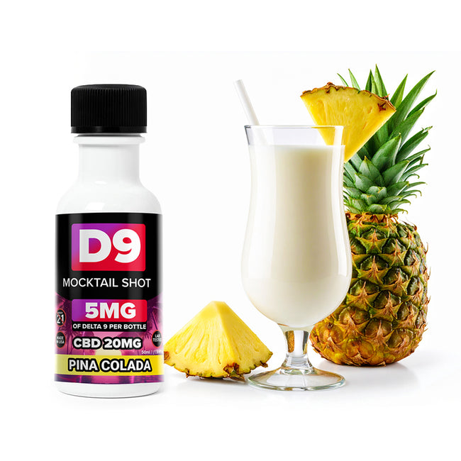 D9 Mocktail Shot – 5mg Delta-9 + 20mg CBD Best Sales Price - Edibles