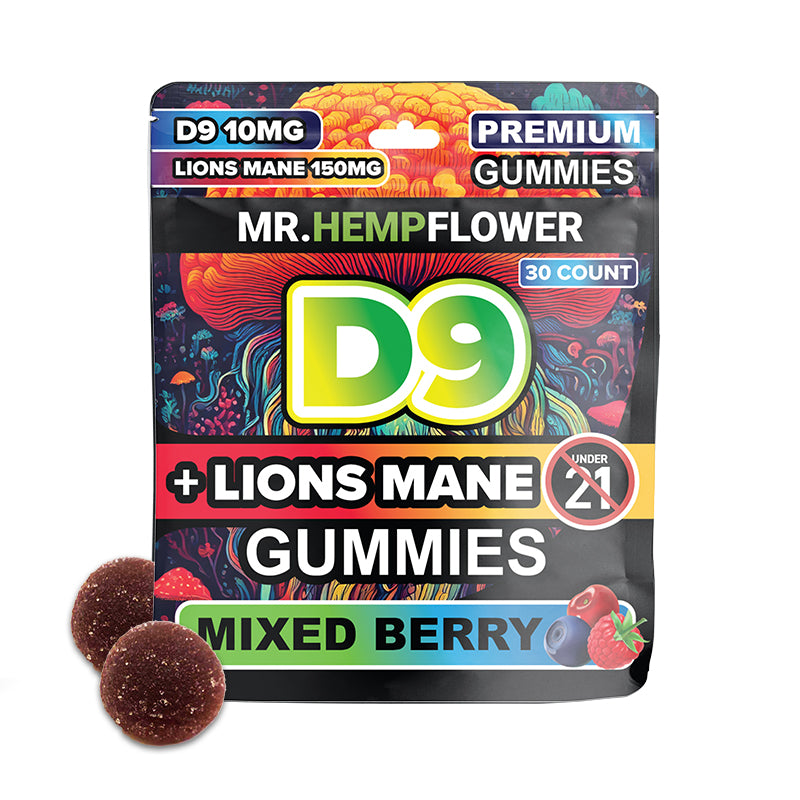 D9 Lion’s Mane Gummies-10mg D9 &amp; 150mg Lion’s Mane Best Sales Price - Gummies