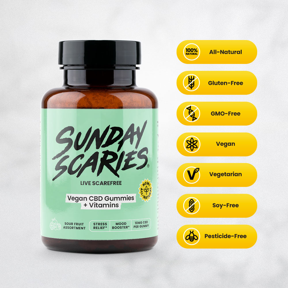 Sunday Scaries Vegan CBD Gummies
